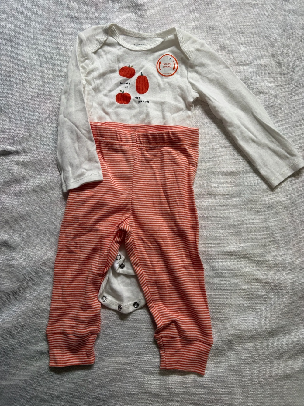 Carter’s Just One You Baby Pumpkin Bodysuit & Pants Set 12M